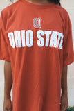 Red Embroidered Ohio State Tee