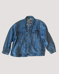 Light-Wash Vintage Denim Jacket (XL)